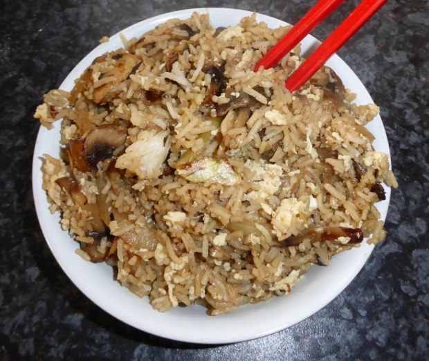 mushroom egg fried rice 2