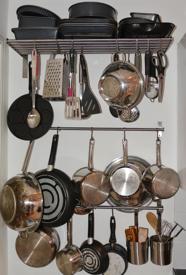 ikea hanging pans
