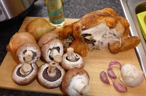 Chicken and Babycham._